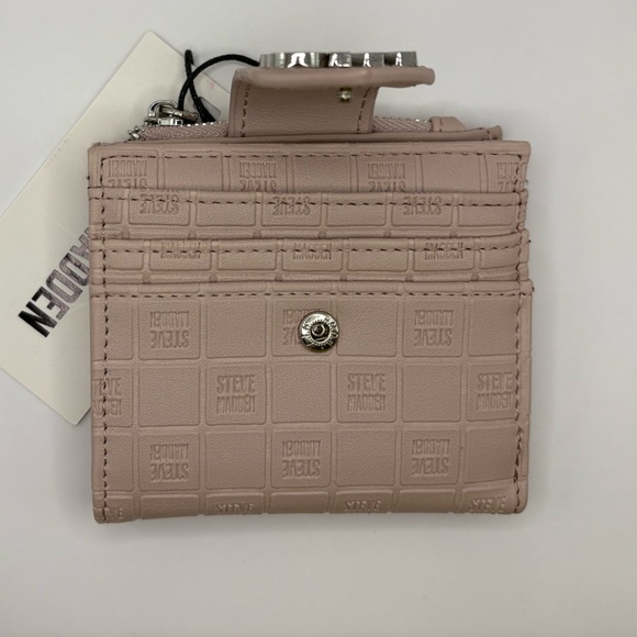 Steve Madden BKAI Bifold Wallet in Blush Pink NWT - Picture 4 of 8